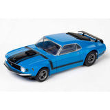 Mustang Boss 302, Blue, HO Scale Slot Car