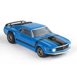 Mustang Boss 302, Blue, HO Scale Slot Car