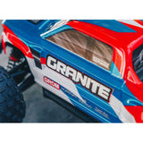 ARRMA 1/18 GRANITE GROM MEGA 380 Brushed 4X4 Monster Truck RTR with Battery & Charger, Blue