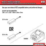ARRMA Typhon Grom 223S BLX Brushless 4X4 Small Scale Buggy RTR, Silver No Battery or Charger