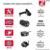 ARRMA GORGON 2wd MT 1/10 Ready to Assembly KIT SMART USB charger & Battery Gunmetal