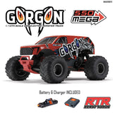 ARRMA GORGON 2wd MT 1/10 RTR Smart 3300 7C S120 USB Red