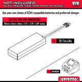 Arrma 1/8 TYPHON 4X4 RTR Brushed Buggy, Blue