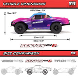 ARRMA 1/10 SENTON 223S BLX Brushless 4X4 Short Course Truck RTR with DSC, Red