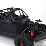ARRMA MOJAVE 4X4 4S BLX 1/8th Scale Desert Trk White/Red