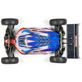ARRMA 1/8 TLR Tuned TYPHON 6S 4WD BLX Buggy RTR, Red/Blue