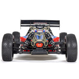 ARRMA 1/8 TLR Tuned TYPHON 6S 4WD BLX Buggy RTR, Red/Blue