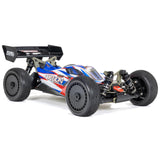ARRMA 1/8 TLR Tuned TYPHON 6S 4WD BLX Buggy RTR, Red/Blue
