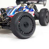 ARRMA 1/8 TLR Tuned TYPHON 6S 4WD BLX Buggy RTR, Red/Blue