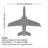E-flite Viper 90mm EDF Jet BNF Basic with AS3X and SAFE Select, 1400mm