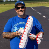 E-flite UMX WACO, White BNF Basic with AS3X & SAFE