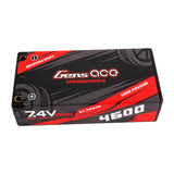 4600mAh 2S 7.4V 60C Shorty: 4mm Bullet