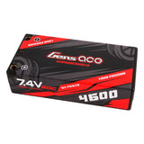 4600mAh 2S 7.4V 60C Shorty: 4mm Bullet