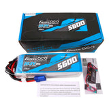 22.2V 5600mAh 6S 80C G-Tech Smart LiPo Battery: EC5