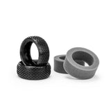 1/10 Siren 2.2" Front 4x4 Stadium Tires with Inserts, Pink Compound (2)