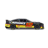 Losi 1/12 NASCAR RC Racecar Ryan Blaney No. 12 2025 Advance Auto Ford Mustang 2S AWD RTR Brushed On-Road (Battery & Charger included, Black