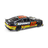 Losi 1/12 NASCAR RC Racecar Ryan Blaney No. 12 2025 Advance Auto Ford Mustang 2S AWD RTR Brushed On-Road (Battery & Charger included, Black