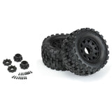 1/8 Badlands MX38 HP BELTED F/R 3.8" MT Mounted 17mm Blk Raid (2)