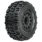 1/10 Pro-Line Trencher X Front/Rear 2.2"/3.0" SC Mounted 12mm Black Raid (2)