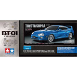 1/10 R/C Toyota Supra (JZA80), Metallic Blue Painted Body,