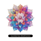 Rowood Mystic Mandala Flower Wooden Jigsaw Puzzle