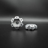 12mm Hex "DOT" Machined Aluminum Hubs (2) "1 DOT 2mm"
