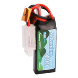 Gens Ace Adventure 400mAh 2S1P 7.4V 35C Lipo Battery Pack with JST Plug for RC Crawler