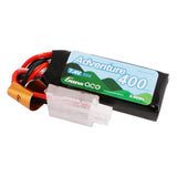 Gens Ace Adventure 400mAh 2S1P 7.4V 35C Lipo Battery Pack with JST Plug for RC Crawler