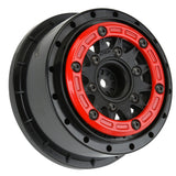 1/10 Pro-Line Raid Bead-Loc F/R 2.2"/3.0" SC (2) Rd/Blk