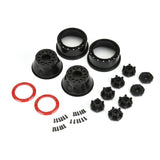 1/10 Pro-Line Raid Bead-Loc F/R 2.2"/3.0" SC (2) Rd/Blk
