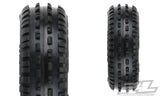 Wedge Carpet Tires MTD White Mini-B Front
