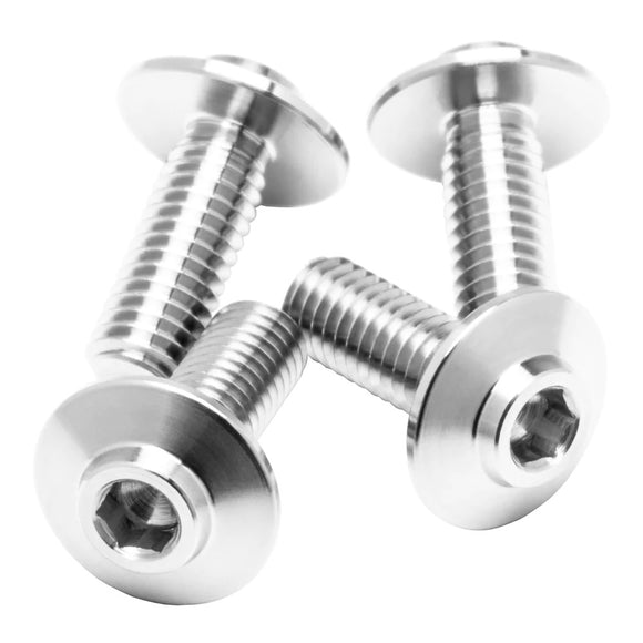 Pro Duty Titanium Screws, Lockdown Head, M3x8, 4pcs