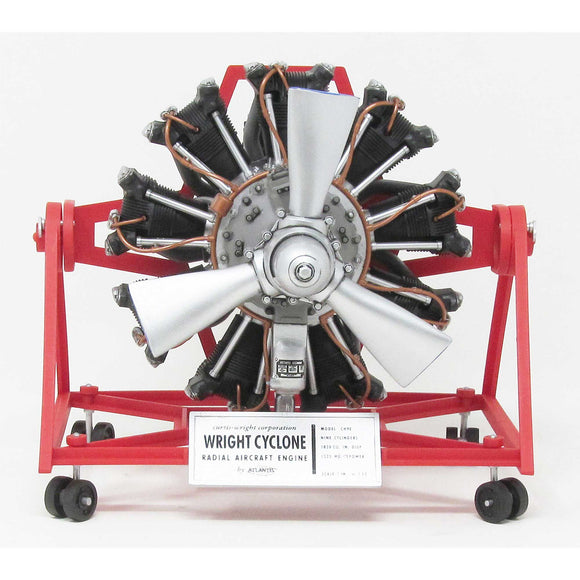 Wright Cyclone 9 Radial Engine STEM