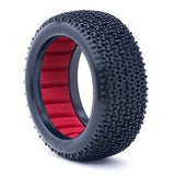 1/8 Cityblock Soft Long Wear Tires, Red Inserts (2): Buggy