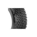 1/8 Crossbrace Super Soft Tires, Red Inserts (2): Buggy