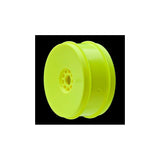 1/8 Gridiron II Soft Long Wear Pre-Mounted Tires, Yellow EVO Wheels (2): Buggy