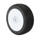 1/8 Super Nova SSLW Off-Road Tires Racer Bundle, White Wheels: Buggy