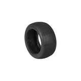 1/8 EVO Impact Soft Long Wear Tires, Red Inserts (2): Truggy