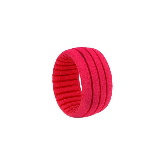 1/8 EVO Impact Medium Long Wear Tires, Red Inserts (2): Truggy