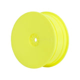 1/10 HEXlite Front 2WD Buggy Wheels, Yellow (2): AE, Kyosho