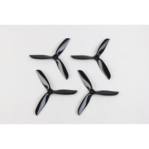 3 Blade Durable FPV Racing Bundle 5 x 3.7 E and EP, Black (2 Fwd, 2 Rev)