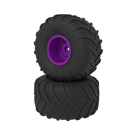 dBoots Chevron MT Tire Set, Glued, Purple