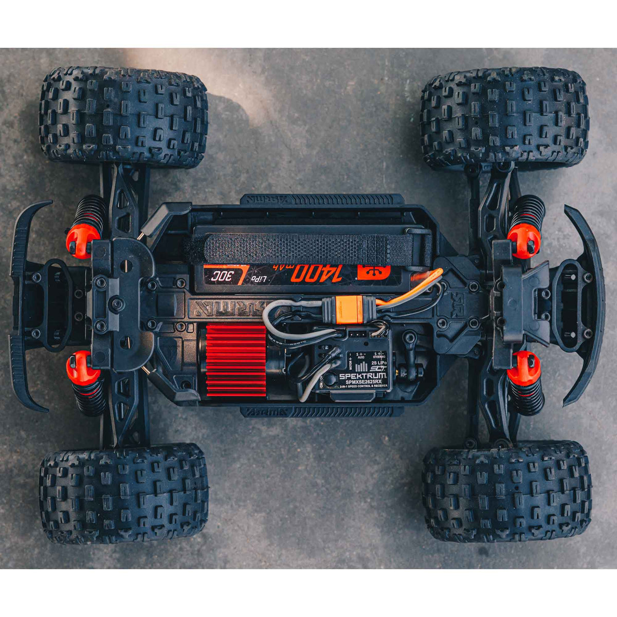 1/18 GRANITE GROM 4X4 RTR Brushed Monster Truck (Battery & Charger Included), Blue