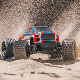 Arrma 1/18 GRANITE GROM MEGA 380 Brushed 4X4 Monster Truck RTR with Battery & Charger, Blue