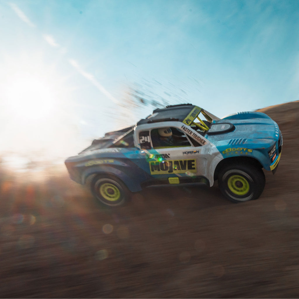 Arrma MOJAVE GROM 4x4 SMART Small Scale Desert Truck (Blue/White)
