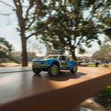 ARRMA Movaje Grom Mega 380 Brushed 4X4 Small Scale Desert Truck RTR with Battery & Charger, Blue/White