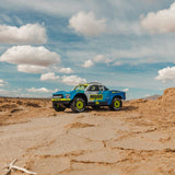 ARRMA Movaje Grom Mega 380 Brushed 4X4 Small Scale Desert Truck RTR with Battery & Charger, Blue/White