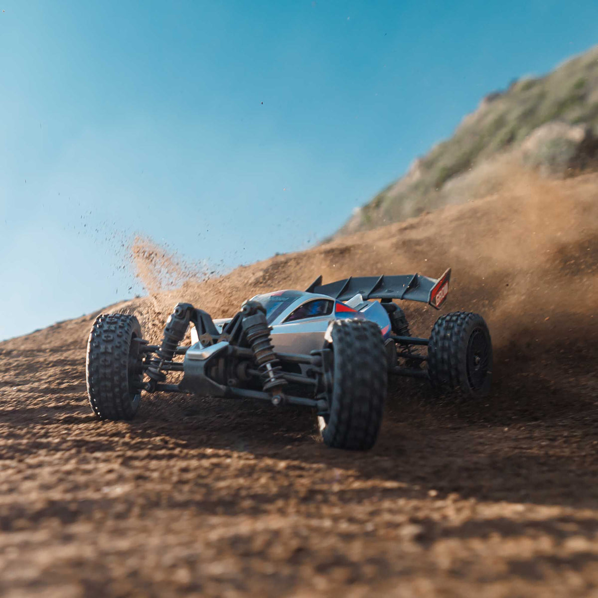 Arrma TYPHON GROM 4x4 SMART Small Scale Buggy Blue/Silver