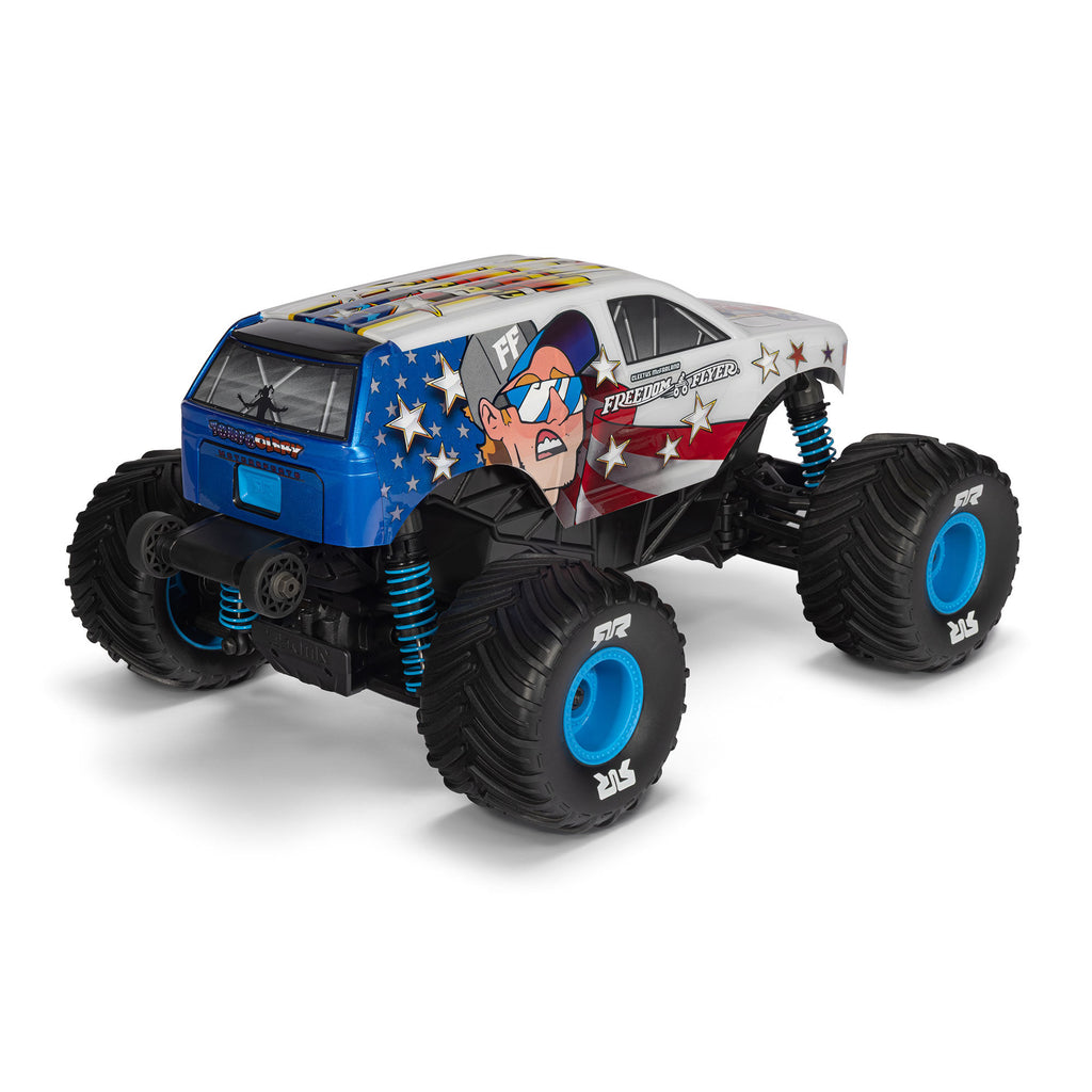 1/16 FREEDOM FLYER GROM 4X4 RTR Brushed Monster Truck (Battery & Charger Included), White