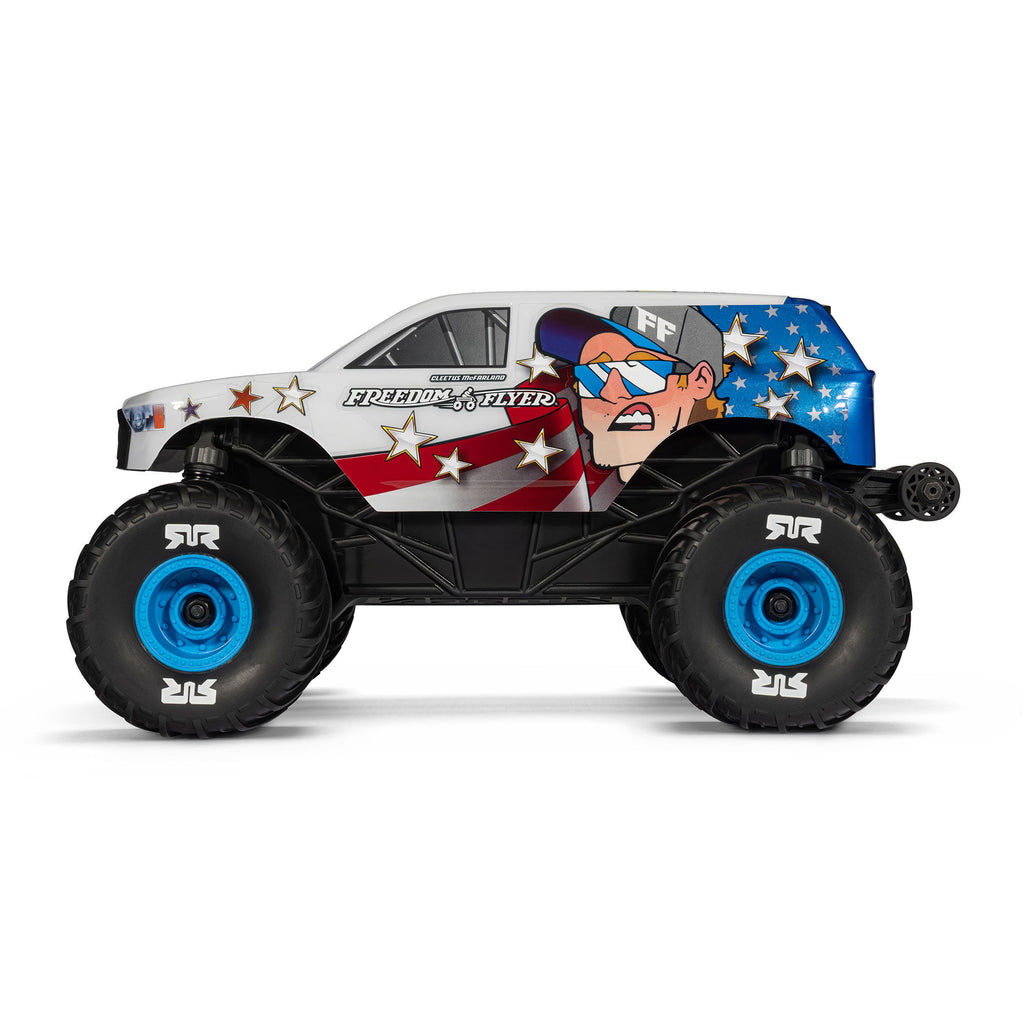1/16 FREEDOM FLYER GROM 4X4 RTR Brushed Monster Truck (Battery & Charger Included), White